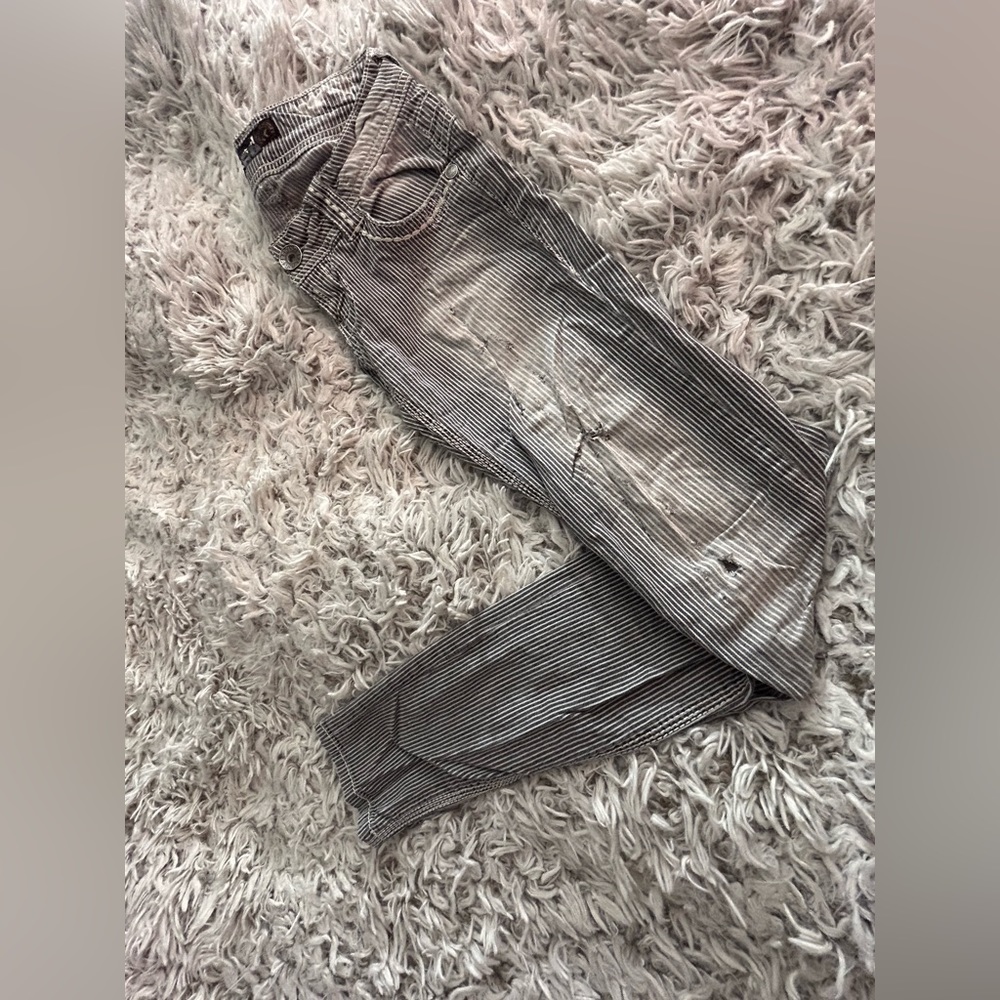 Rewind Stripped Jeans Size 0